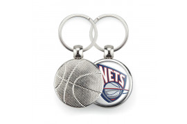 Lot de 100 porte-clés métalliques "MTK" Basket-ball