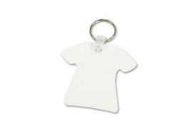 Porte-clé aluminium forme tee-shirt (vendu à l'unité)