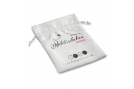 Sac blanc avec cordelettes Sublistar® pour cadeaux 15 x 19 cm (vendu à l'unité)