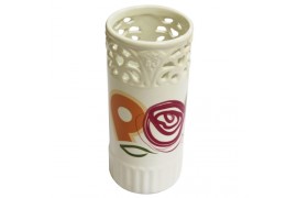 Vase en céramique émaillé pour sublimation H 19.5 cm Ø 8.5 cm